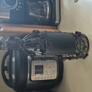 Cork holder with chalk board